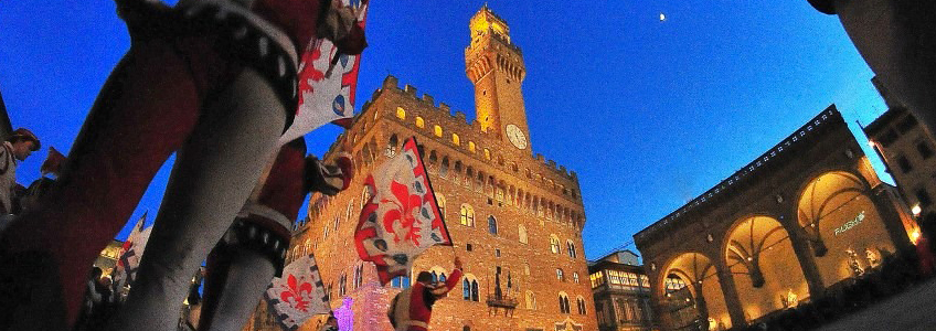 Santa Maria Novella: the Iris is the symbol of the city of Florence