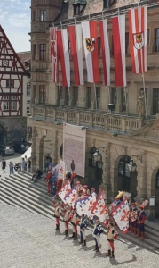 Bandierai degli Uffizi 2024 Rothenburg on der Tauber 750 Imperial City Anniversary